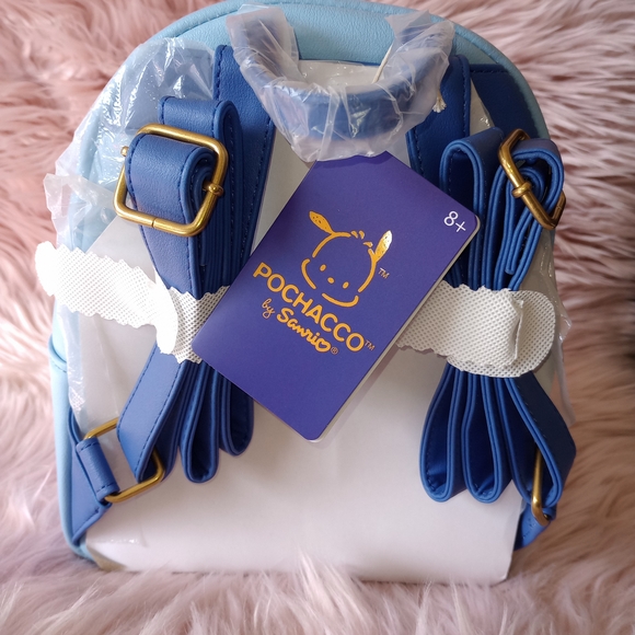 Loungefly Pochacco & Friends Stripe Mini Backpack - Picture 3 of 5